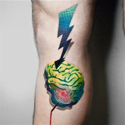 60 Brain Tattoo Designs For Men 2023 Inspiration Guide