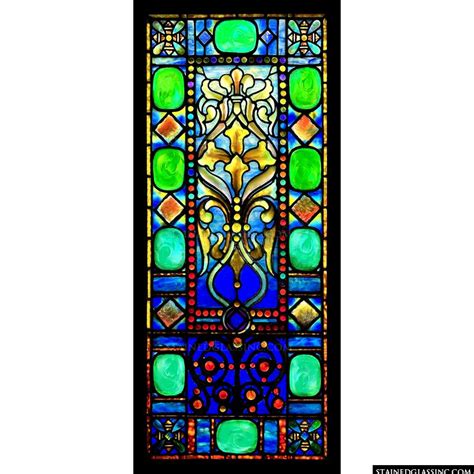 Elegant Stained Glass Panel Stained Glass Window