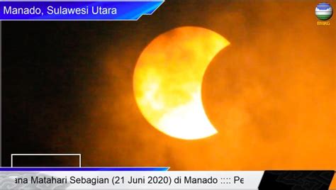 Gerhana matahari adalah sebuah fenomena alam dimana bulan berada diantara bumi dan matahari dalam posisi sejajar pada satu garis lurus. Gerhana di Manado, Matahari Tertutup Nyaris Separuhnya