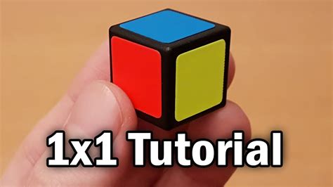 Learn How To Solve A 1x1 Rubiks Cube Youtube