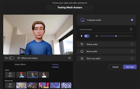 What Are Mesh Avatars In Microsoft Teams How To Mesh