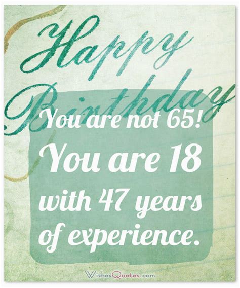 Happy 65 Birthday Quotes 65th Birthday Wishes And Birthday Card