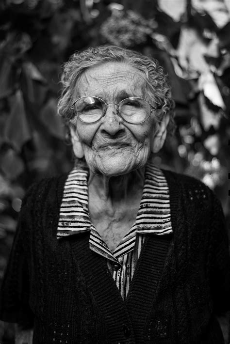 Wallpaper Id 253559 An Old Retired Women With Circular Glasses In A Black And White Close Up