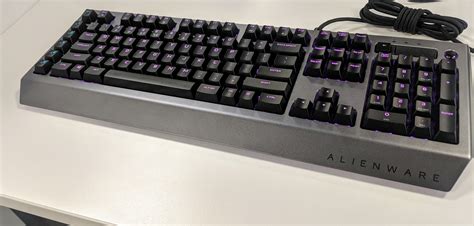 Dell Alienware Aw768 Pro Gaming Keyboard Customisable Alienfx Lighting