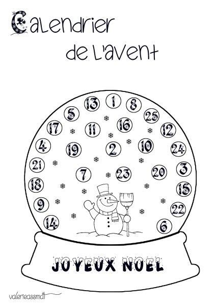 Calendrier de l'avent géant à colorier. pour noel - Le blog de nounoucoindespetits | Calendrier de ...