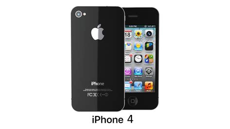 Iphone 4s Apple Iphone 4 Black 3d Model Cgtrader