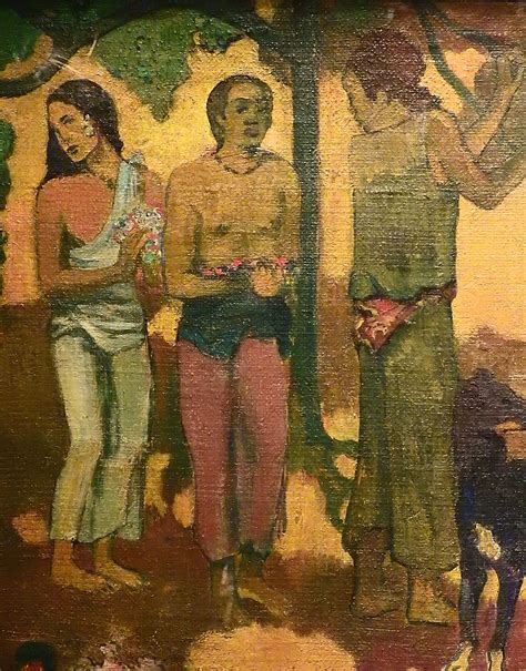 Gauguin Pastorale Tahitienne Detail Gauguin Peintures