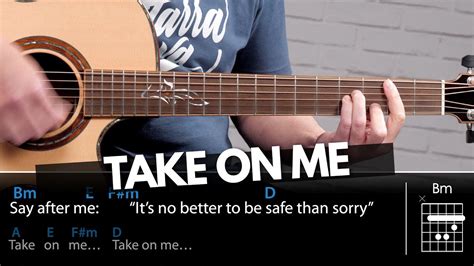 TAKE ON ME Acordes Para GUITARRA GUITAR COVER CHORDS Lesson Acordes