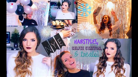 This natural hair blowout for christmas. 3 EASY Hairstyles for New Years Eve & DIY Selfie Station ...