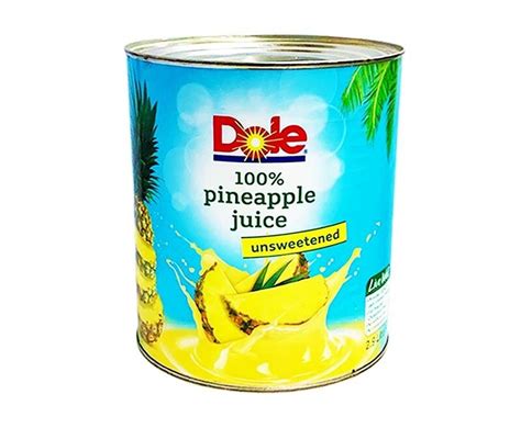 Dole 100 Pineapple Juice Unsweetened 29l