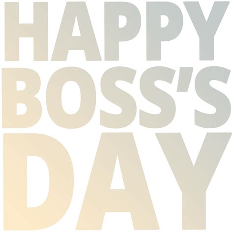 Happy Boss S Day Printable Signs