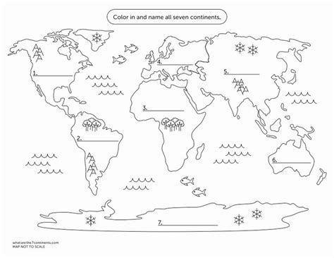 Continents And Oceans Worksheet Pdf Chessmuseum Template Library Continents And Oceans