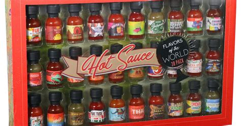 Walmart’s Hot Sauce T Set Comes With 30 Tiny Bottles