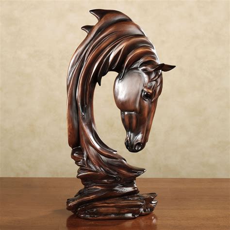 Horse Home Décor Horse Statue 3 Sculpture Wood Carving Art Wood
