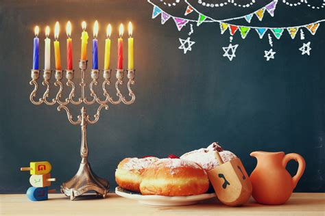 Image of jewish holiday Hanukkah with menorah - JerusalemChannel.tv