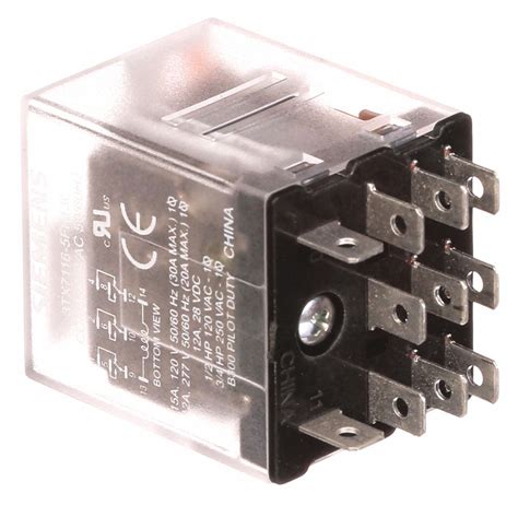 Siemens Socket Mounted 15 A Current Rating Plug In Relay 56jx49