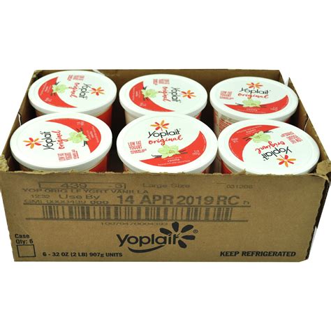 Yoplait Original Yogurt Bulk Tub Low Fat Vanilla 32 Oz General Mills