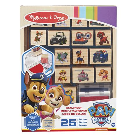 Melissa And Doug Wooden Stamps Activity Set Paw Patrol Online
