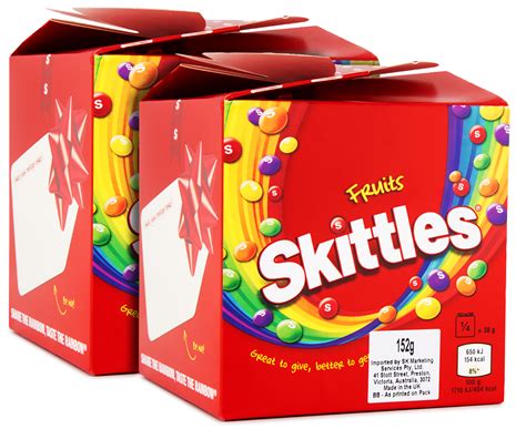 2 X Skittles T Box 152g Au