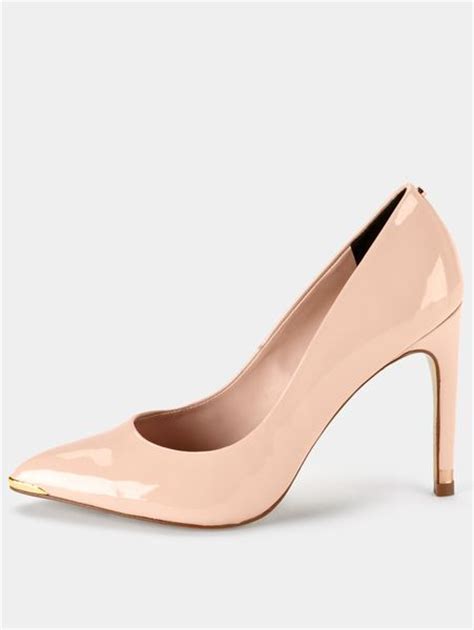 Ted Baker Neevo Pointed Court Shoes Nude In Pink Nude Lyst