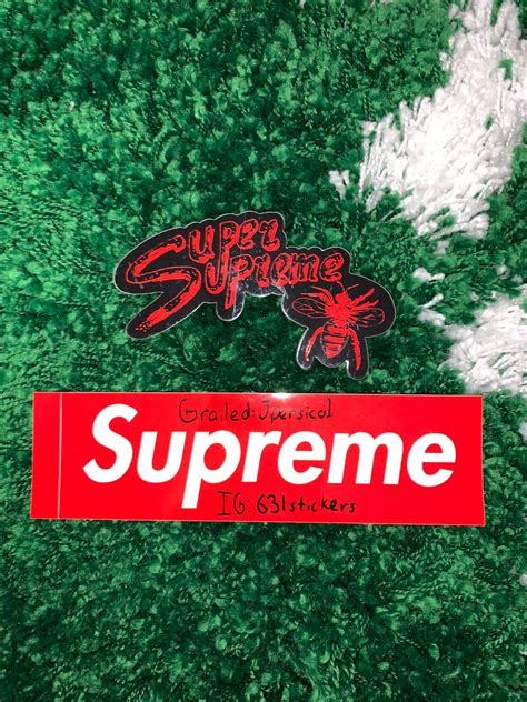 Supreme Supreme Super Supreme Sticker Grailed