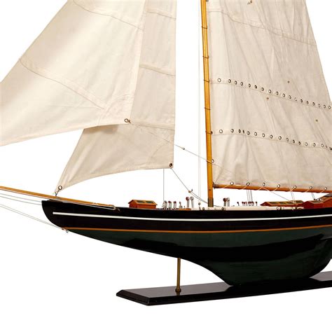 Oversized Vintage Sailing Yacht Model On Stand At 1stdibs