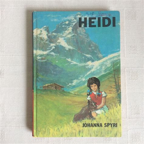 Heidi By Johanna Spyri Vintage Hardback Book 1972 Bancroft Etsy