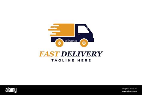 Fast Delivery Service Logo Vector Design Template Courier Logo Icon