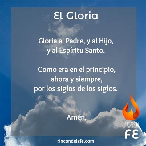 7 Oracion De Gloria Al Padre Letra New Institutefor Contemporaryevolution
