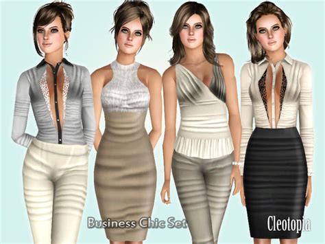 The Sims Resource ~ Business Chic Set