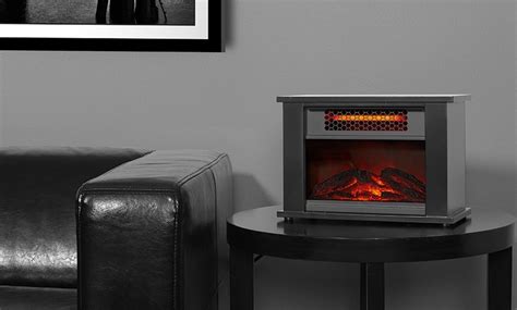 Lifesmart Lifezone Infrared Quartz 14 Mini Fireplace Heater Groupon