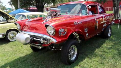 57 Chevy 210 Gasser At Tri Five Nationals Holley Motor Life