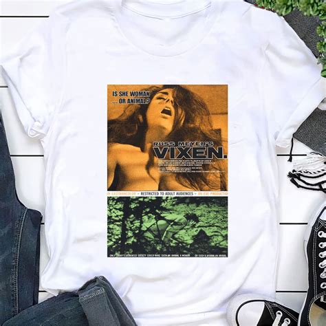 Vixen Movie Poster Expliotation Russ Meyer T Tee For Men Etsy