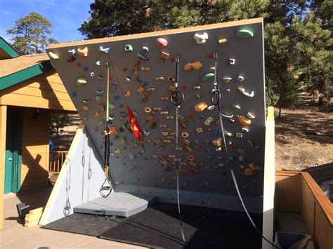 The thicker plywood was to give support to the future rock wall pieces. Build Report Free-standing Backyard Climbing Wall | Ryan ...