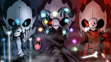 Nightcore The Original Bad Time Trio Sans Gaster And Papyrus