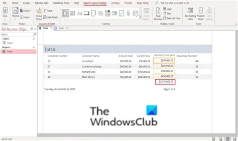 How To Add Totals In Reports In Microsoft Access