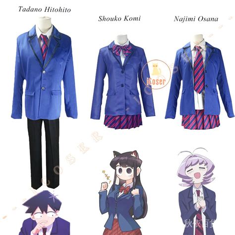 Anime Komi Cant Communicate Shouko Komi Cosplay Costume High School