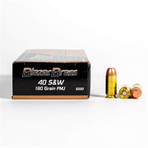 Blazer Brass 40 Sandw 180 Gr Fmj Bulk Ammo For Sale 5220 1000 Rounds