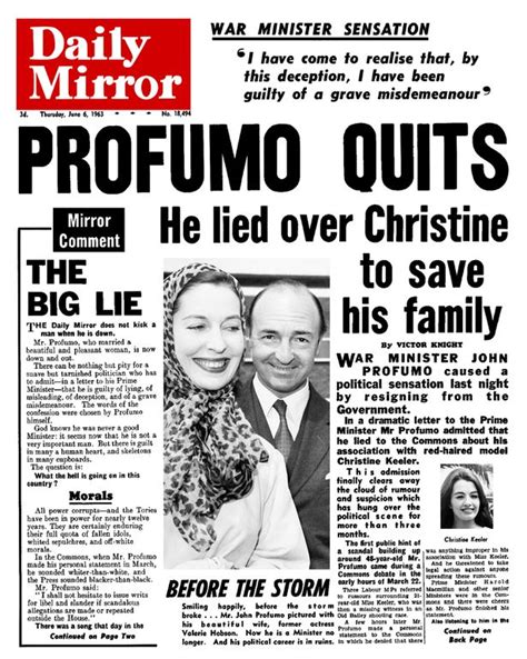 How The Sex And Scandal Of The Profumo Affair Left Very Few Of Its Key