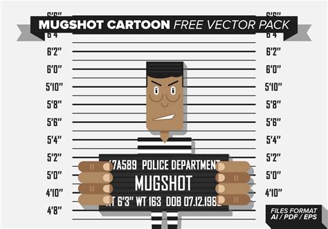 Mugshot Cartoon Free Vector Pack 118411 Vector Art At Vecteezy