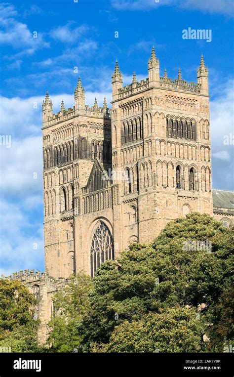 A View Of Durham Cathedral In The Historic City Of Durham County