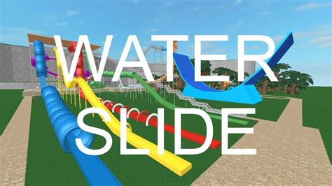 Water Slide Obby In Roblox Youtube