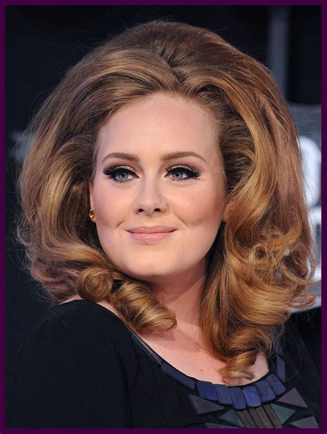 Gorgeous Singer Adele Loves To Rock Big Hair Adele Adkins Adele Hair