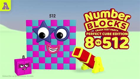Numberblocks Superhero Octocube Vs Big Perfect Numberblock 512 Cube