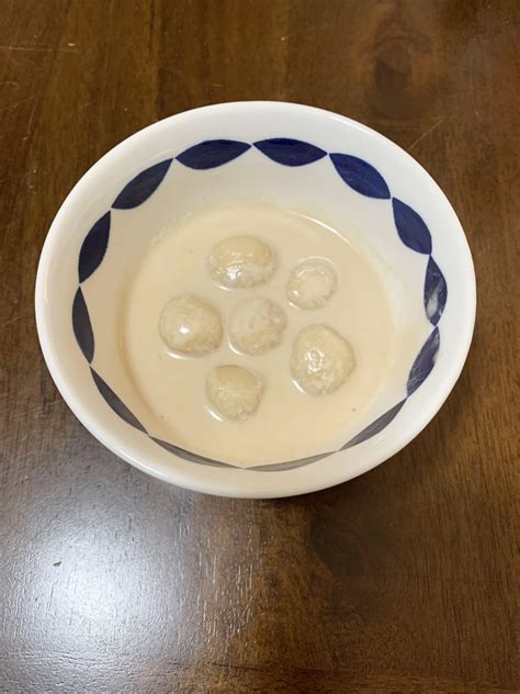 Week 9 Thai Bua Loy Glutinous Rice Balls In Sweet Coconut Milk R52weeksofcooking