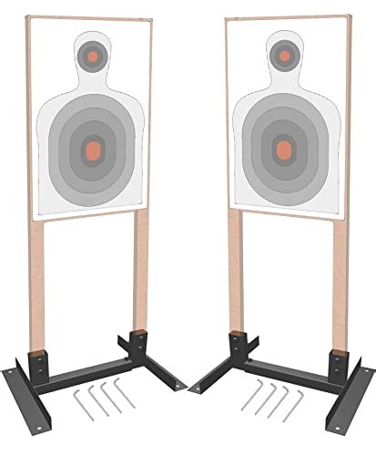 Steel Adjustable Target Stand Base For Paper Shooting Targets Cardboard