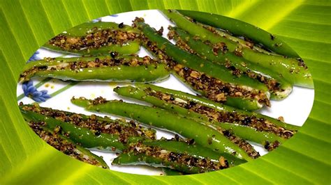 Green Chilli Pickle Recipe In Tamil 7days 7recipes Youtube