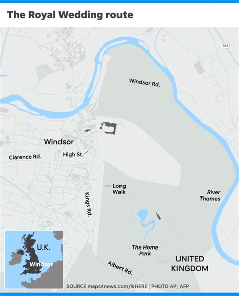 Strand Pfeilspitze Hoppla Royal Wedding Route Map Auftreten Entblößen Ein Experiment Durchführen