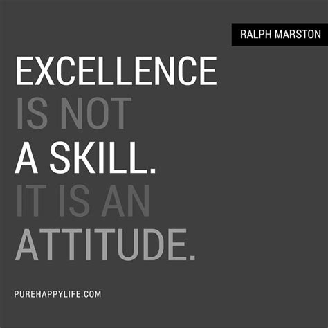Attitude Quotes: Excellence is not a skill… | Good attitude quotes, Attitude quotes, Quotes for kids