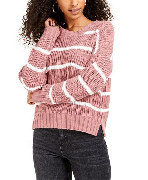 Hippie Rose Juniors Striped Sweater Macys